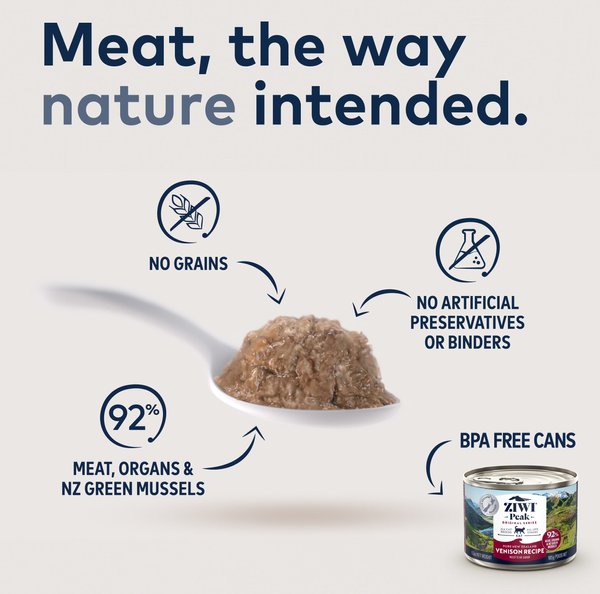ZIWI Peak Grain Free Venison Recipe Canned Cat Food