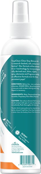 TropiClean Chew Stop Behavior Aid Dog & Home Spray