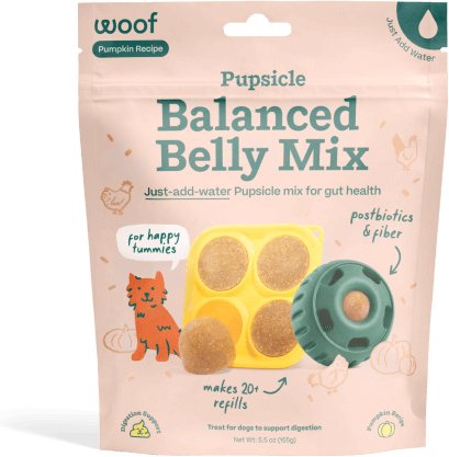Woof Pupsicle Treat Mix Balanced Belly Lickable Dog Treats