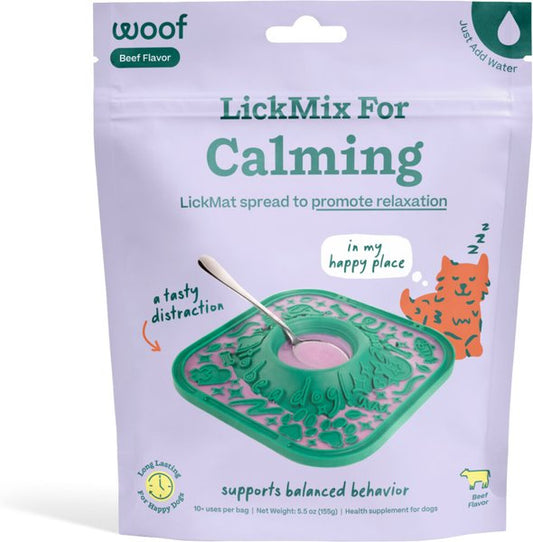 Woof LickMix Calming Beef Flavor Dog Treat Mix