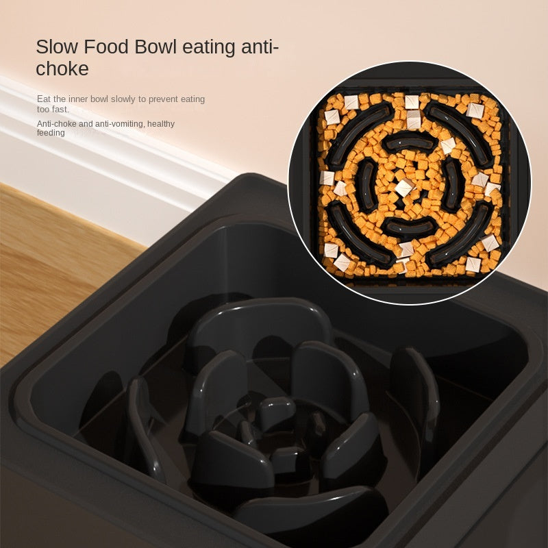 adjustable dog feeder