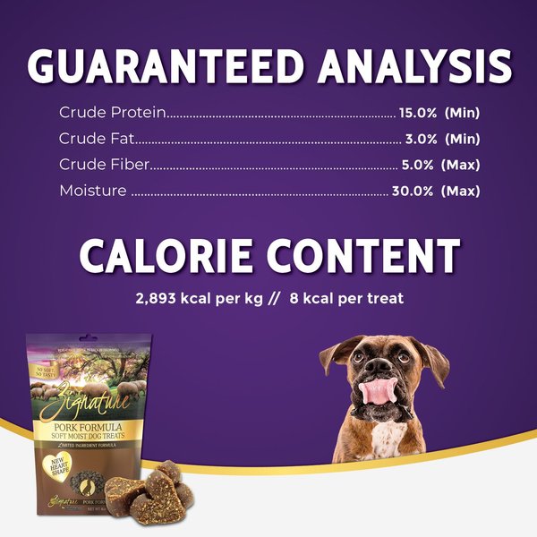 Zignature Pork Flavored Soft Dog Treats