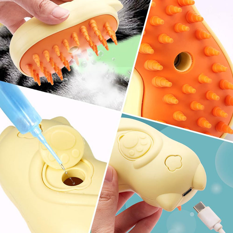 3-in-1 Cat Grooming Brush