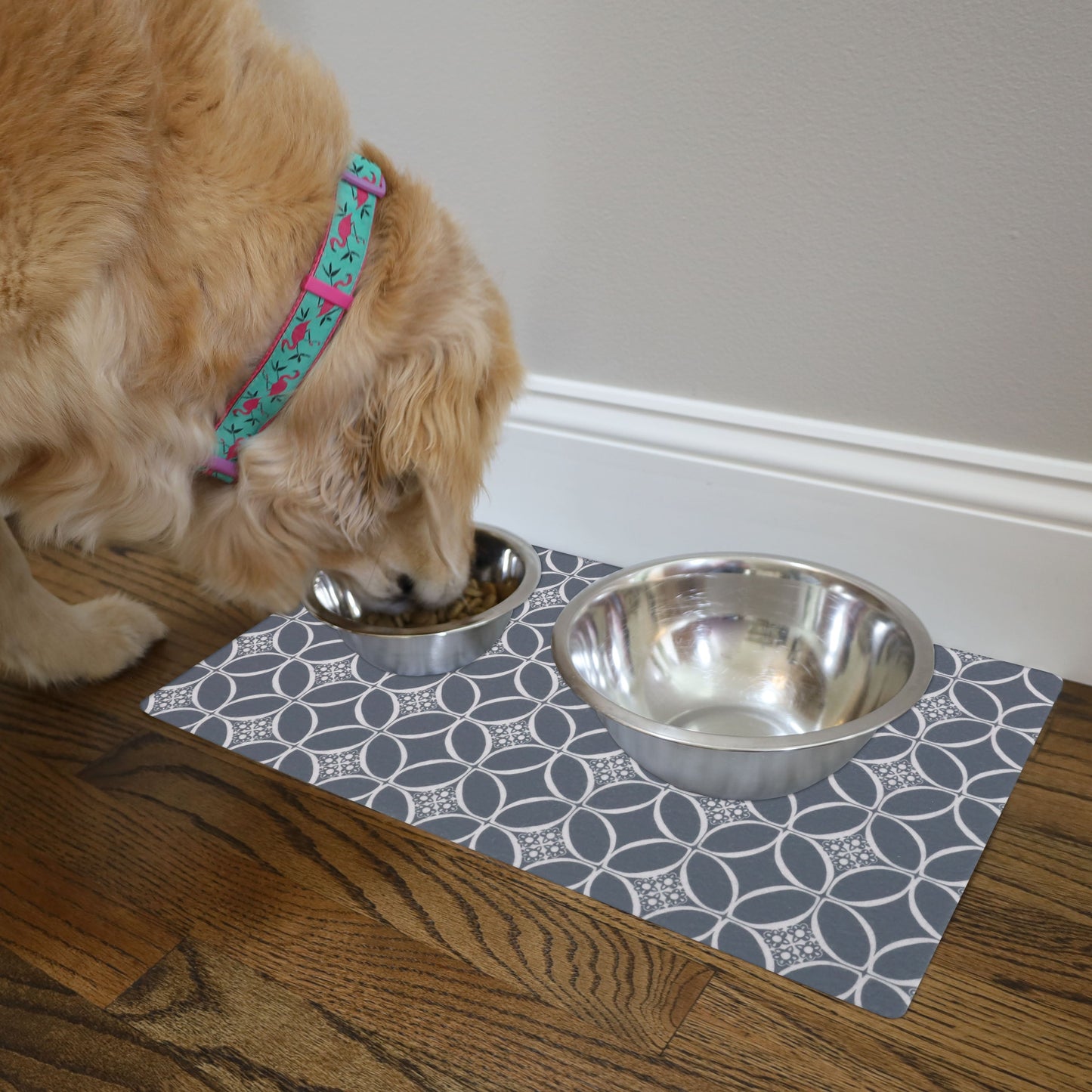 Drymate Indigo Gray Feeding Placemat for Pets