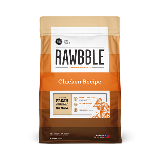 Bixbi Rawbble Grain-Free Chicken Recipe Dry Dog Food