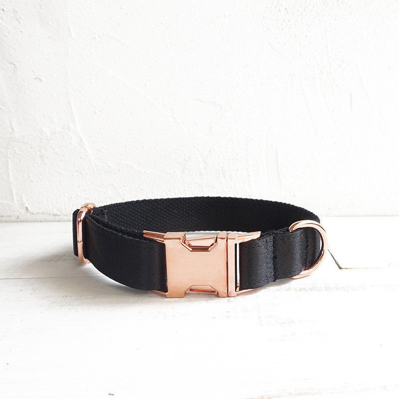 Black Dog Collar – Durable Adjustable Pet Collar for All Breeds
