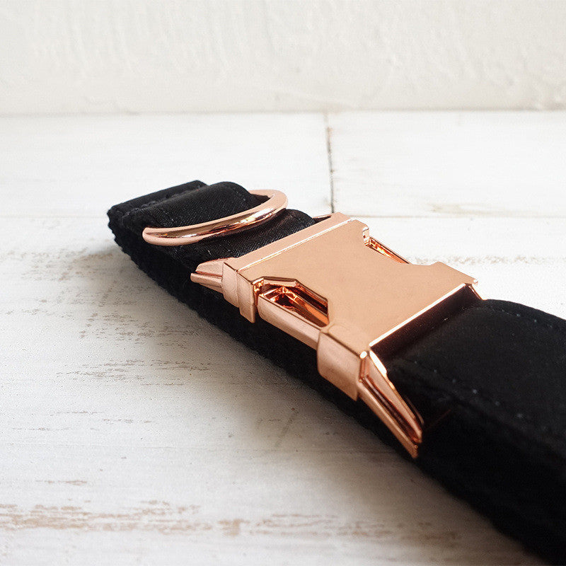 Black Dog Collar – Durable Adjustable Pet Collar for All Breeds