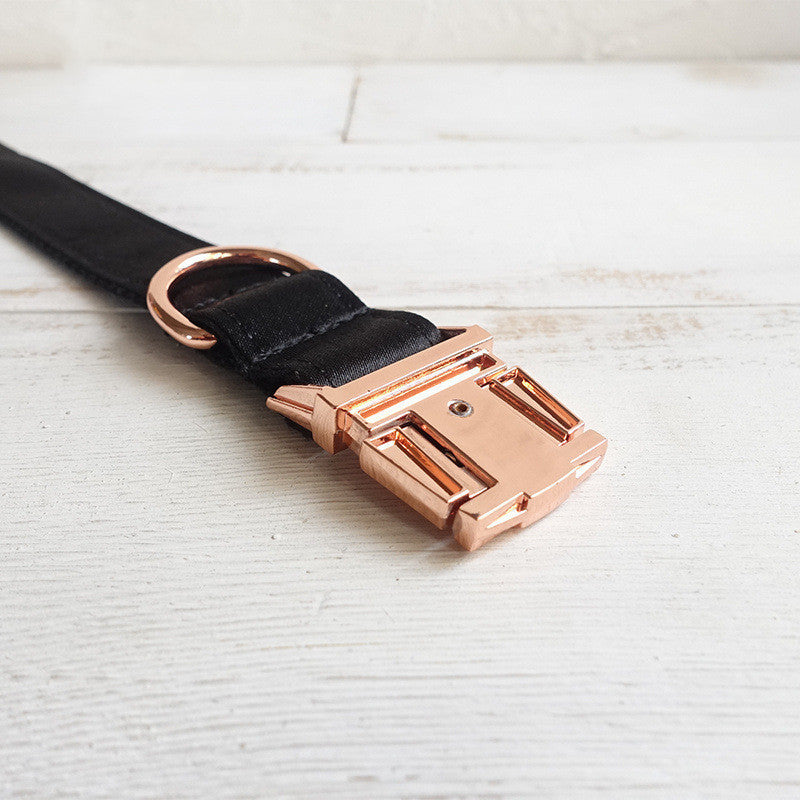 Black Dog Collar – Durable Adjustable Pet Collar for All Breeds