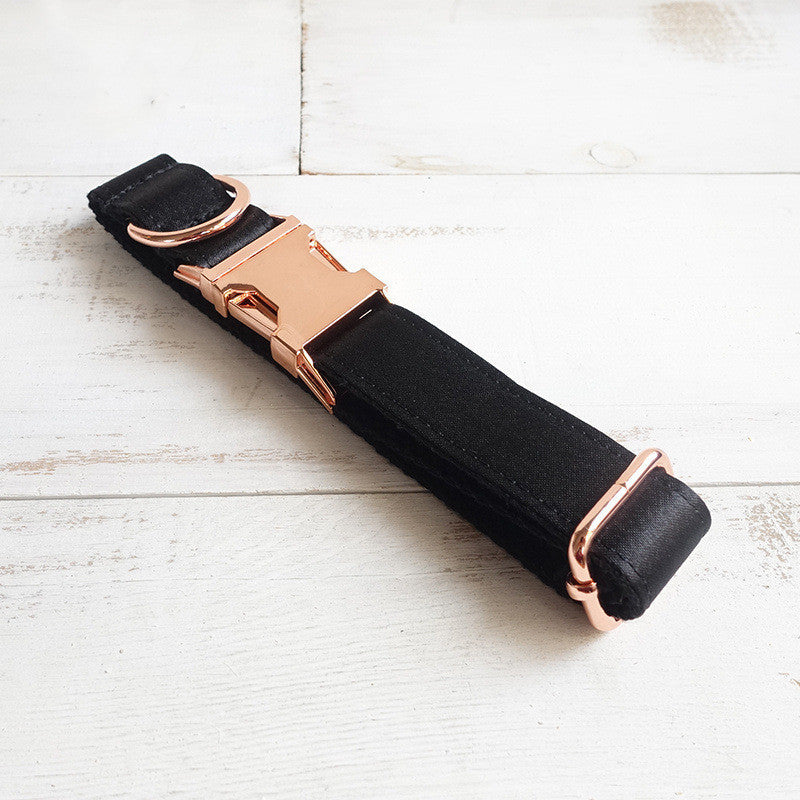 Black Dog Collar – Durable Adjustable Pet Collar for All Breeds
