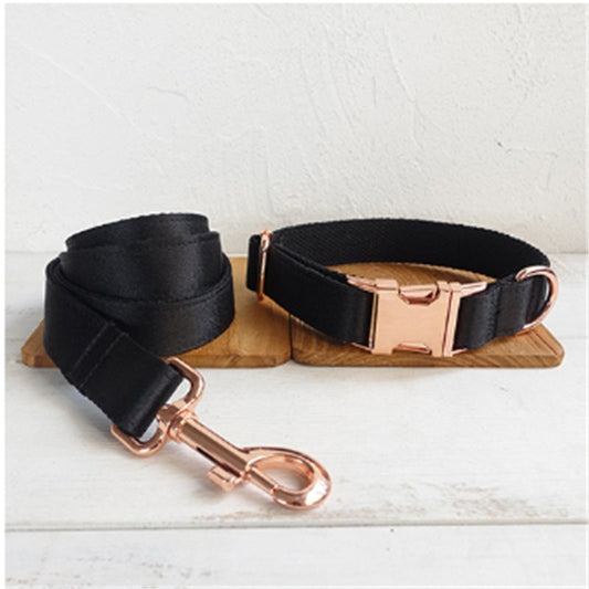 Black Dog Collar – Durable Adjustable Pet Collar for All Breeds