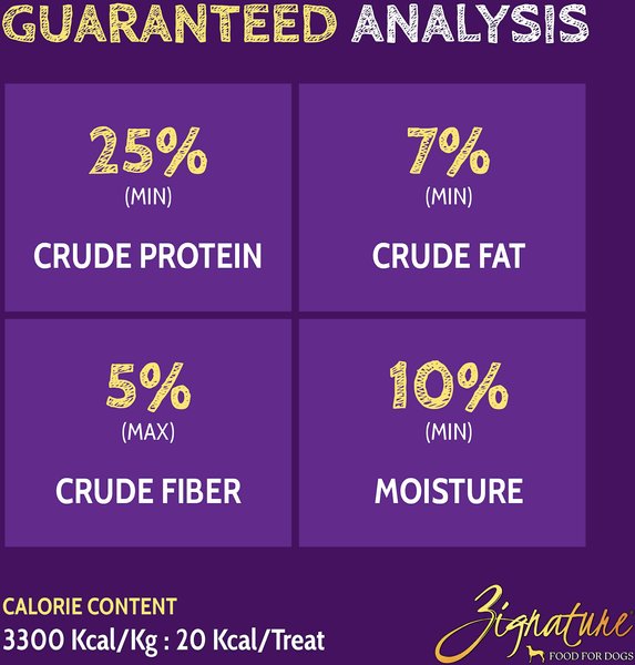Zignature Ziggy Bars Venison Formula Dog Treats