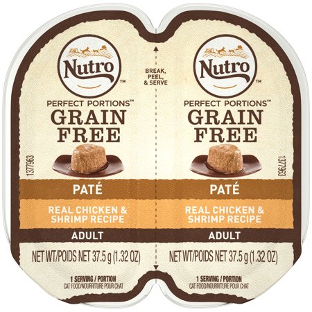 Nutro Perfect Portions Real Chicken & Shrimp Recipe Pate for Adult Cats