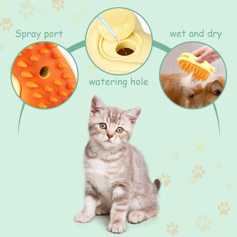 3-in-1 Cat Grooming Brush