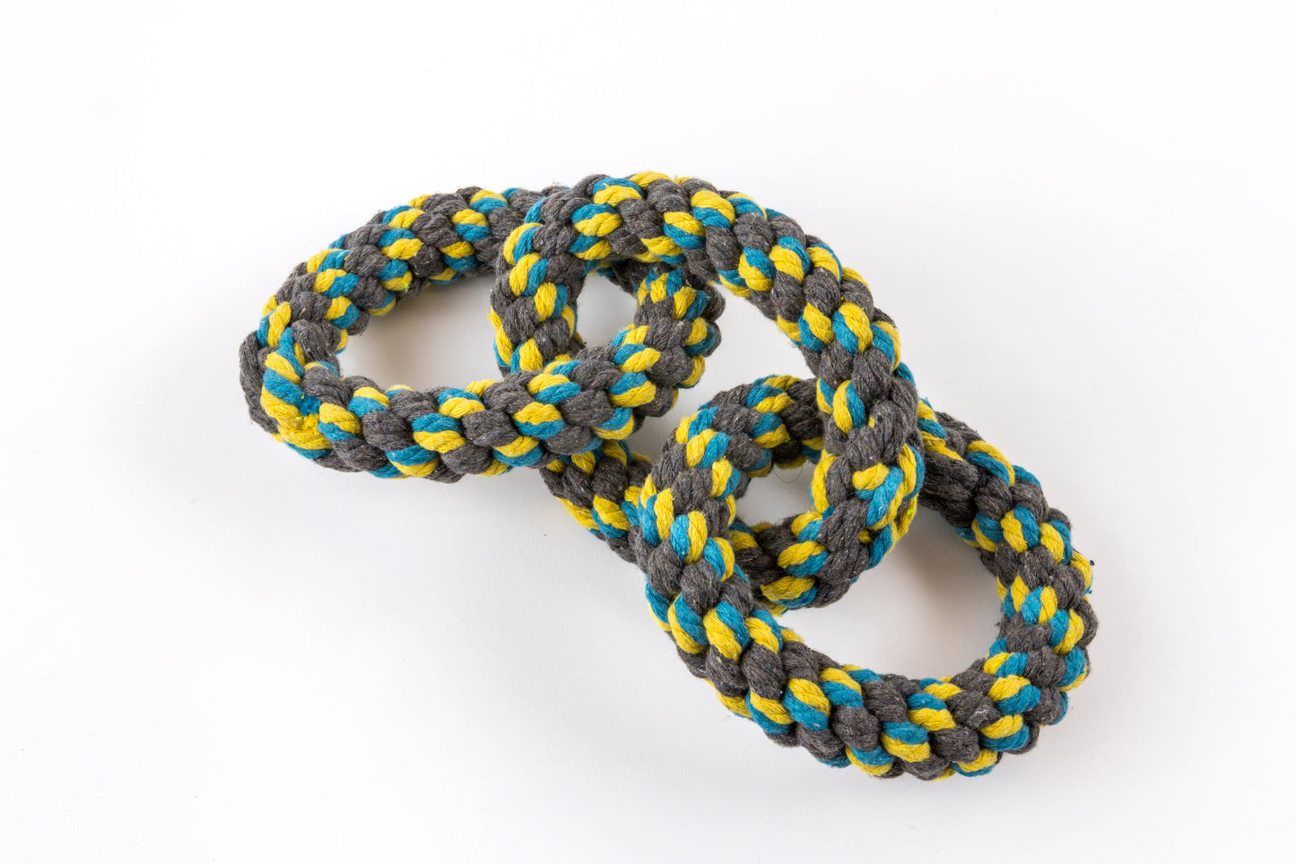 Attachment Theory 3 Ring Rope Toy for Dogs