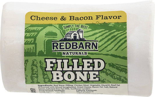 Redbarn Filled Bone Natural Chicken & Bacon Flavor Dog Chew