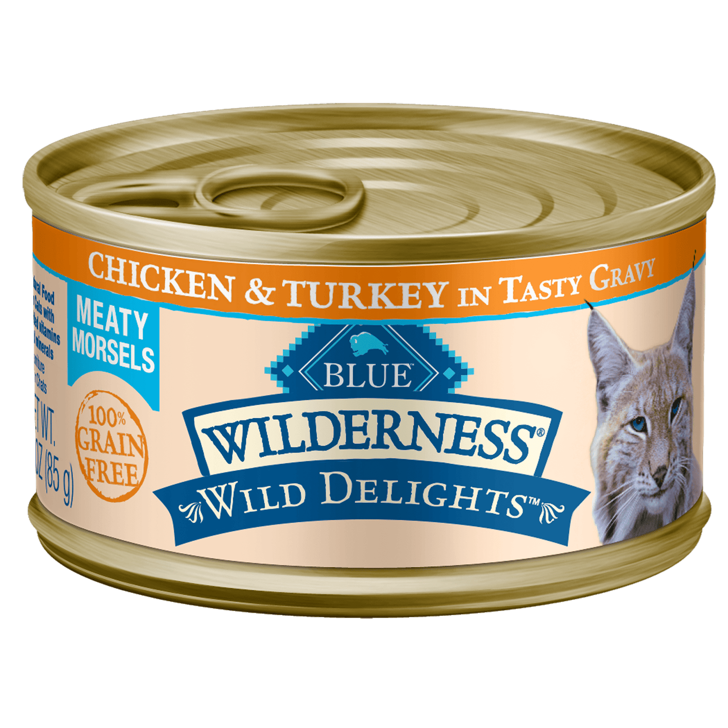 Blue Buffalo Wilderness Wild Delights Chicken and Turkey Canned Cat Food