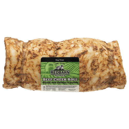 Redbarn Beef Cheek Roll Glazed Dog Chew