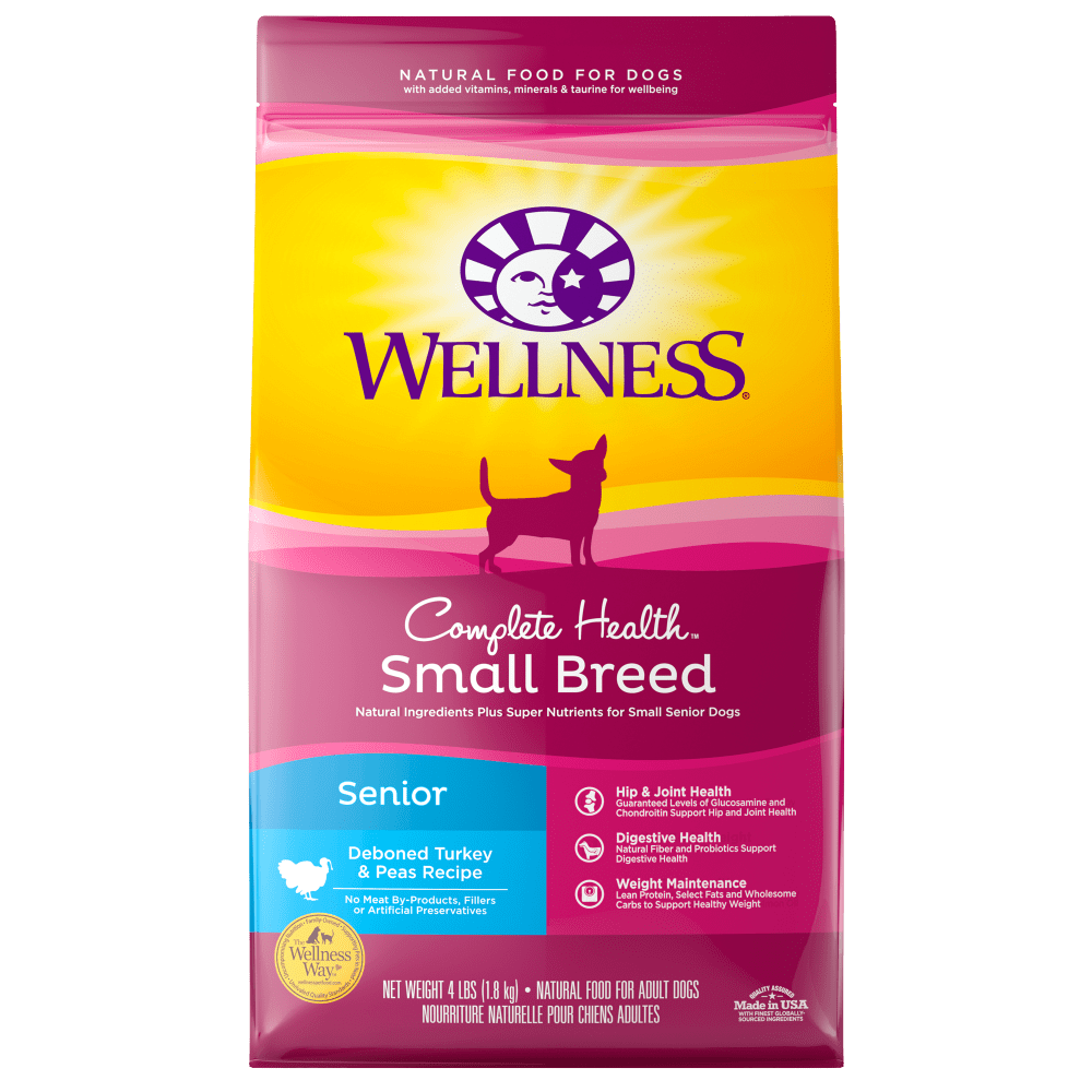 Wellness Complete Health Natural Small Breed Senior Health Recipe Dry Dog Food