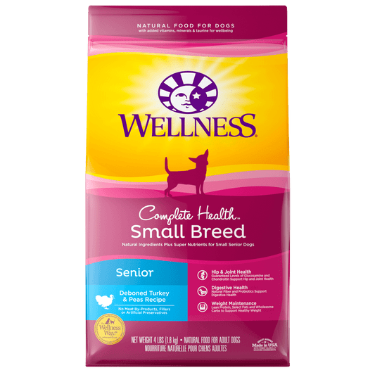 Wellness Complete Health Natural Small Breed Senior Health Recipe Dry Dog Food