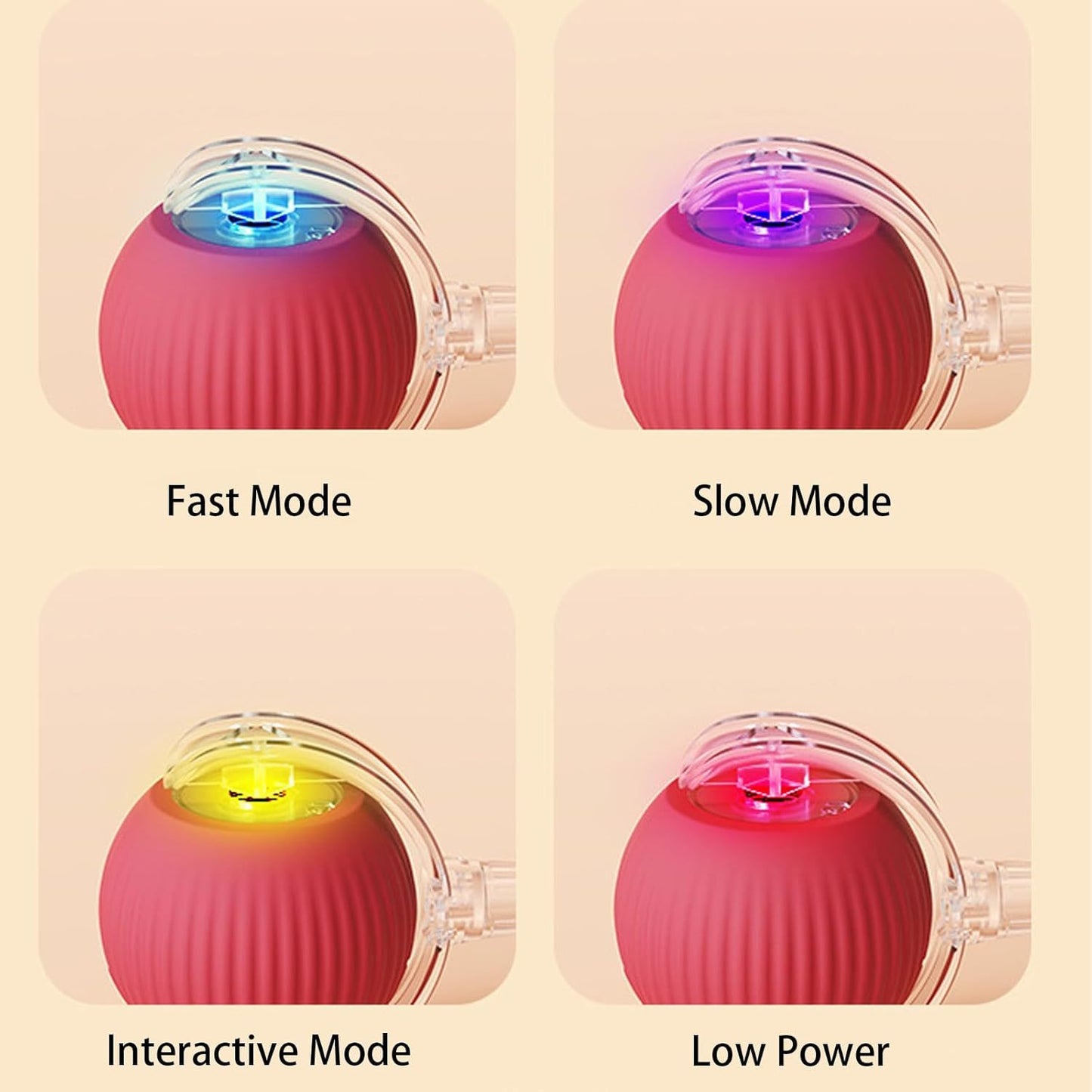 Interactive Rolling Pet Ball