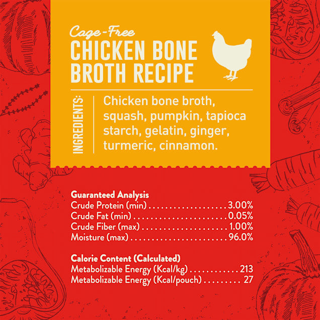 Stella & Chewy's Cage Free Chicken Bountiful Broth Food Topper for Dogs
