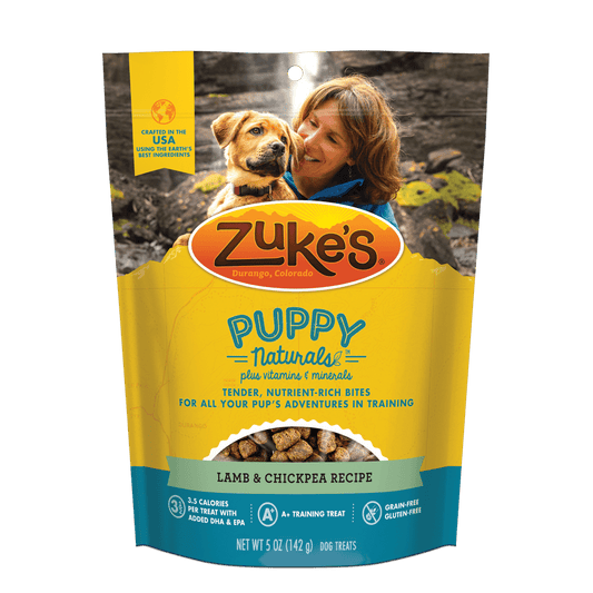 Zuke's Puppy Naturals Grain Free Lamb and Chickpea Dog Treats