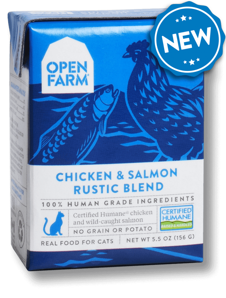 Open Farm Grain Free Chicken & Salmon Recipe Rustic Blend Wet Cat Food