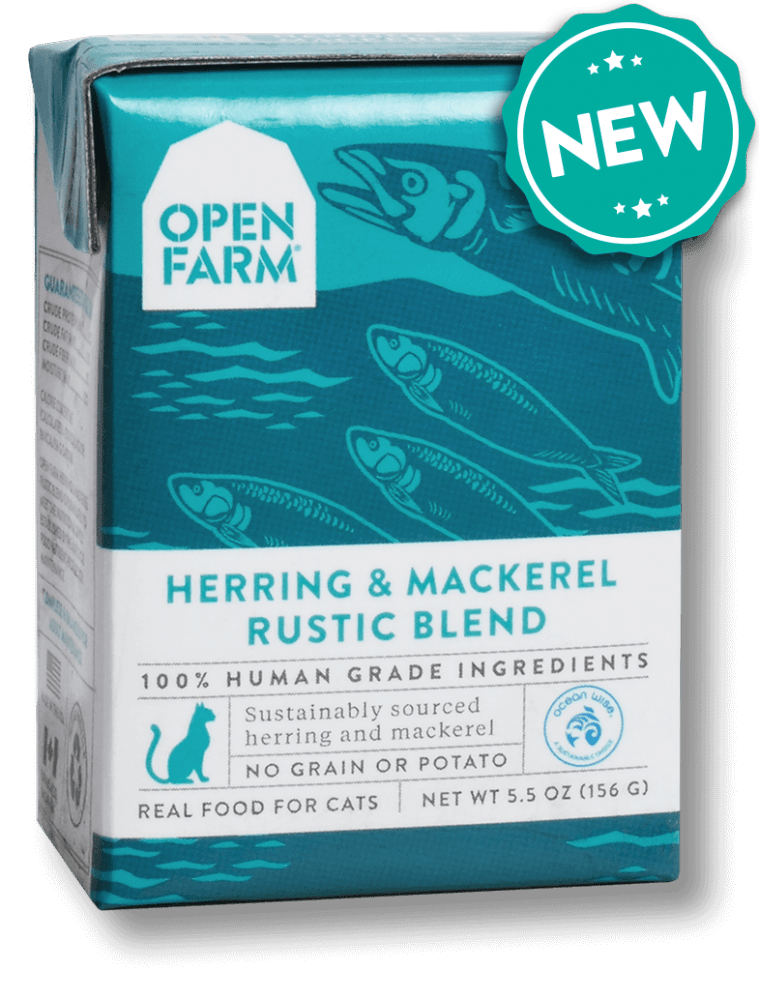 Open Farm Grain Free Herring & Mackerel Recipe Rustic Blend Wet Cat Food