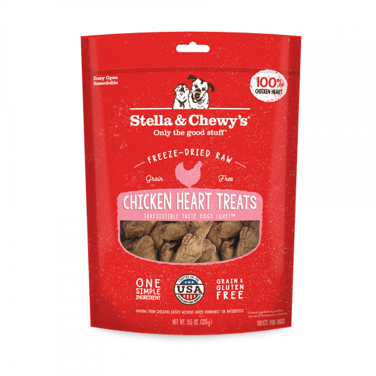 Stella & Chewy's Freeze Dried Raw Chicken Hearts Dog Treats