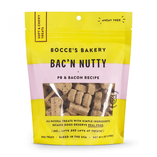 Bocce's Bakery Every Day Bac'n Nutty Soft & Chewy Dog Treats