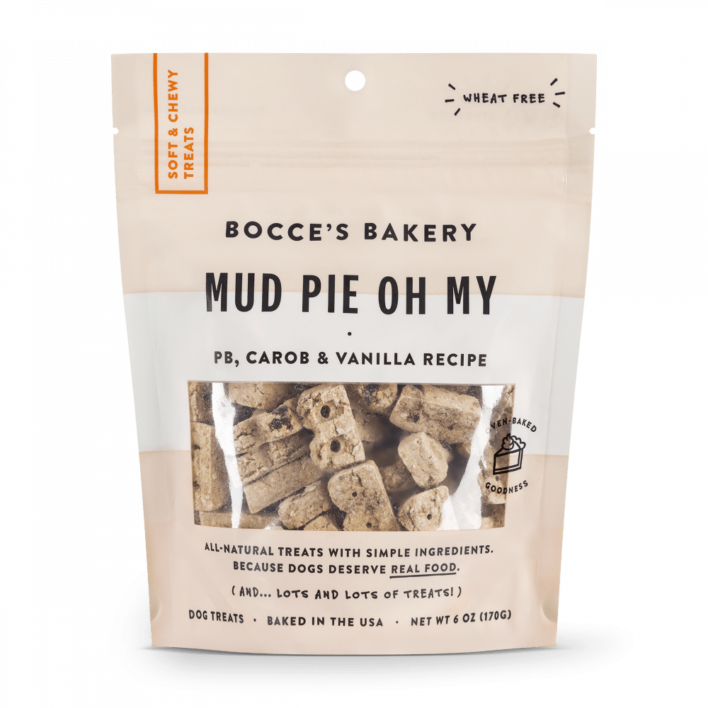 Bocce's Bakery Every Day Mud Pie Oh My Soft & Chewy Dog Treats