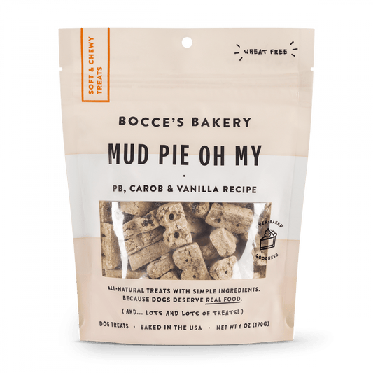 Bocce's Bakery Every Day Mud Pie Oh My Soft & Chewy Dog Treats
