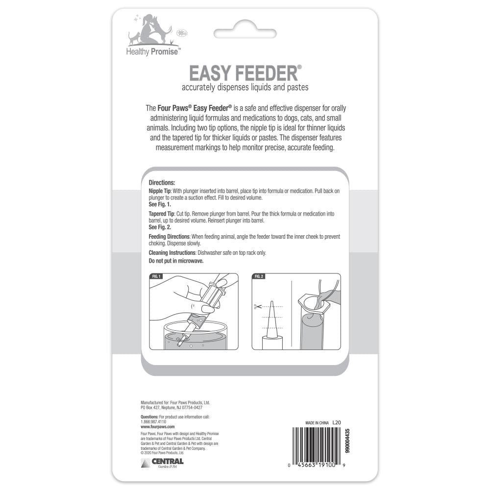 Four Paws Easy Feeder Pet Feeding Syringe for Dogs & Cats