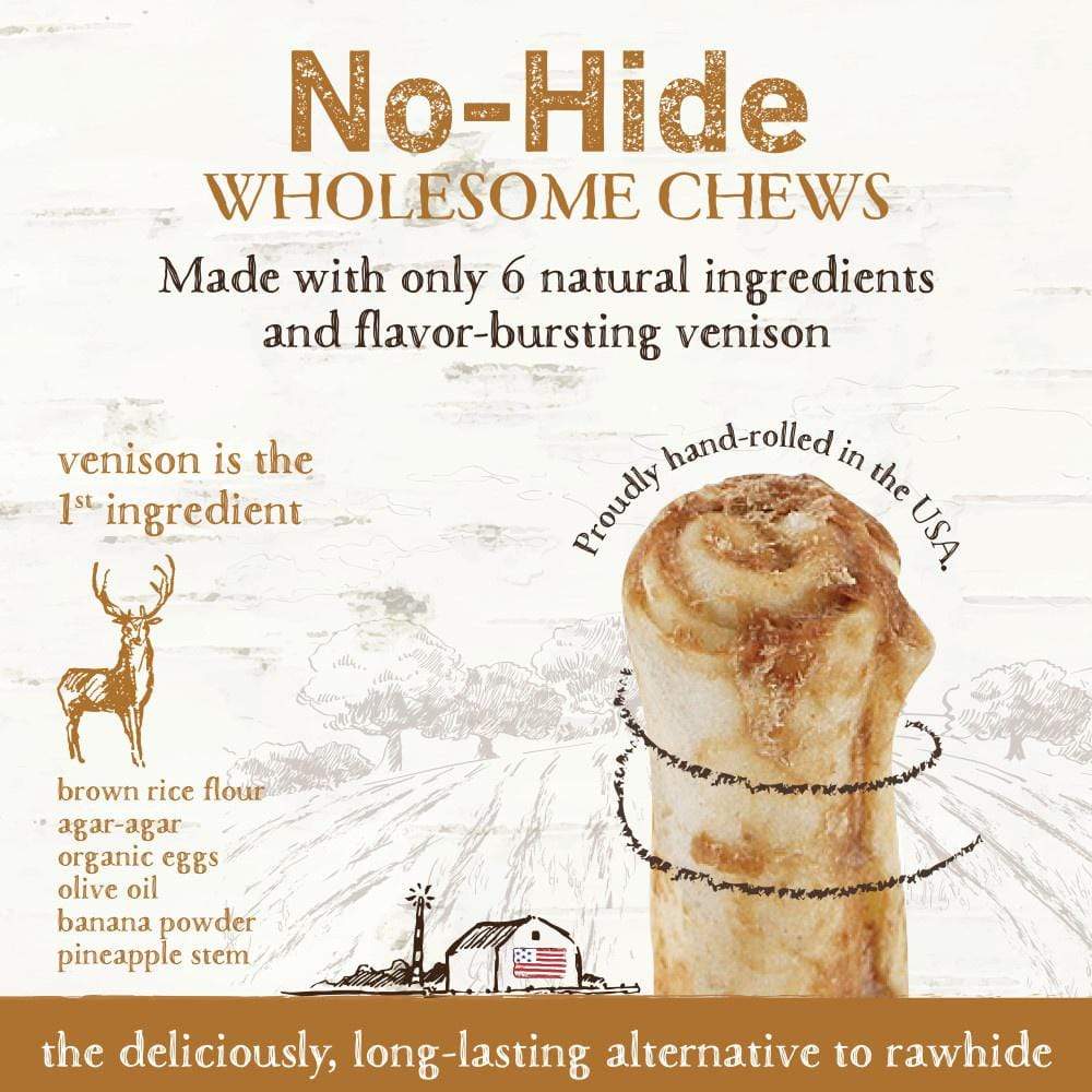 Earth Animal No-Hide Venison Dog Chews