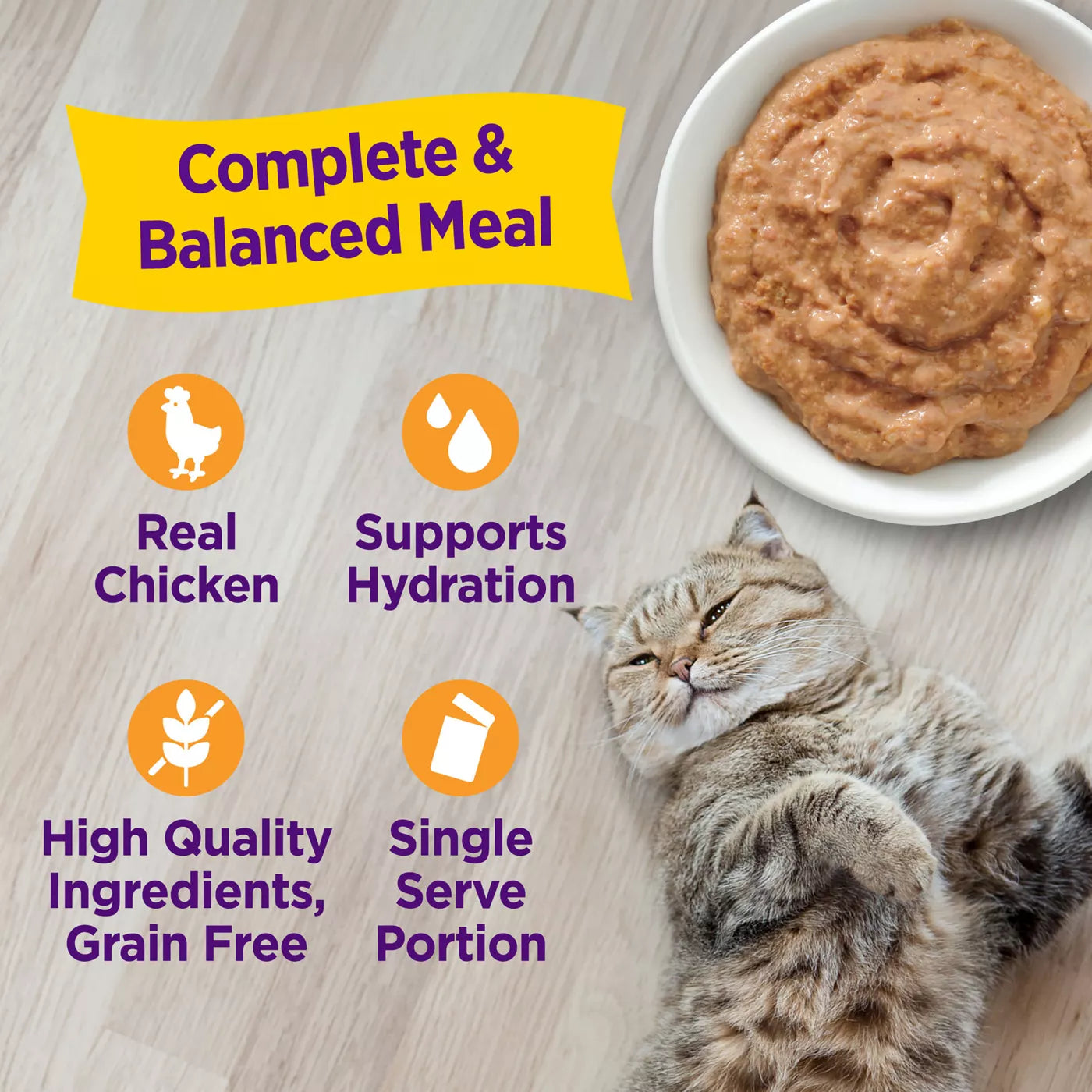 Wellness Appetizing Entrees Mouse Chicken Wet Cat Food Pouch