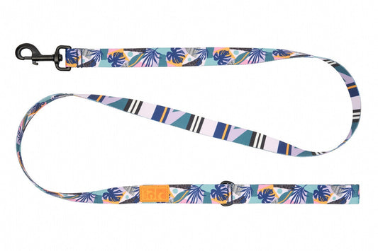 RC Pets Eco Leash for Dogs in Mystic Monstera and Lilac Edge Patterns