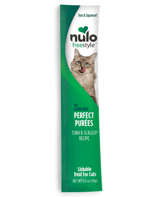 Nulo FreeStyle Perfect Puree Tuna & Scallop Recipe Lickable Cat Treats