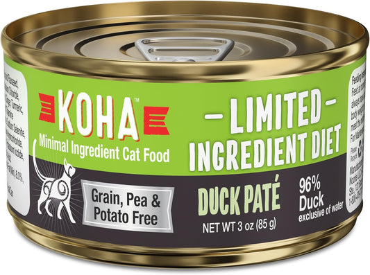 KOHA Grain & Potato Free Limited Ingredient Diet Duck Pate Canned Cat Food