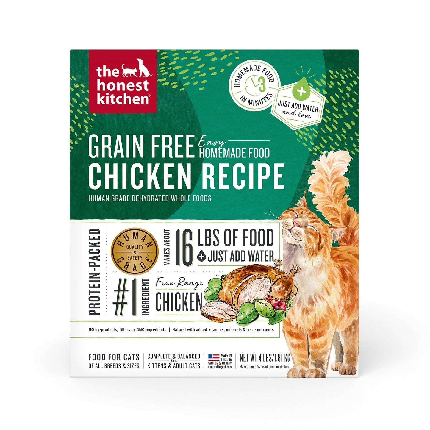 The Honest Kitchen Grain Free Chicken Recipe Dehydrated Cat Food
