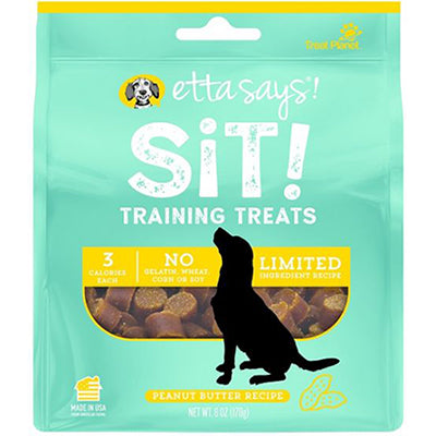 Etta Says Sit! Training Treats Peanut Butter Recipe Dog Treats