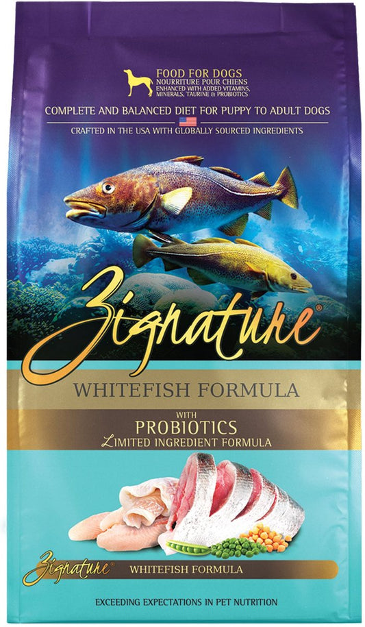Zignature Limited Ingredient Diet Grain Free Whitefish Recipe Dry Dog Food