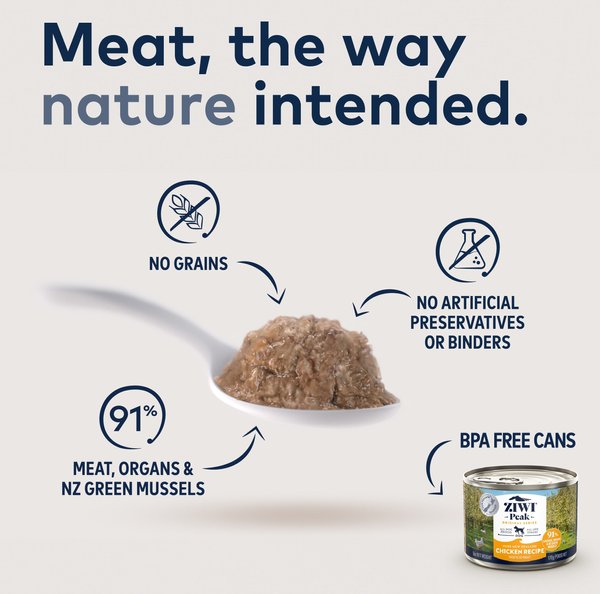 ZIWI Peak Grain Free Free-Range Chicken Recipe Canned Dog Food