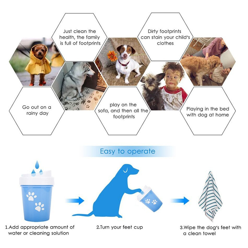 Dog Paw Cleaning Cup
