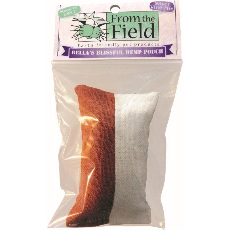 From The Field Bella's Blissful Hemp Pouch Cat Toy (Assorted Colors)