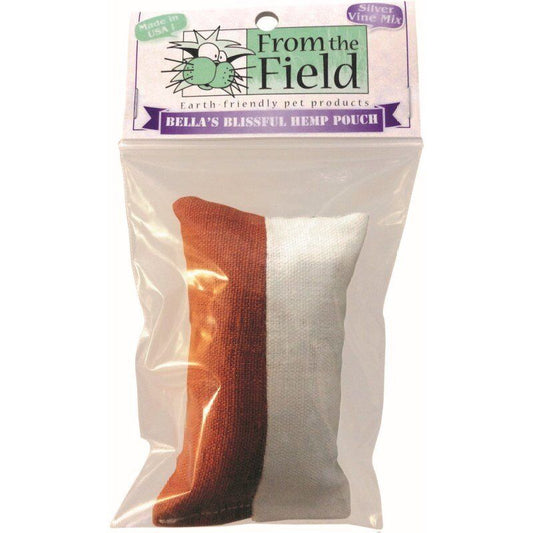From The Field Bella's Blissful Hemp Pouch Cat Toy (Assorted Colors)
