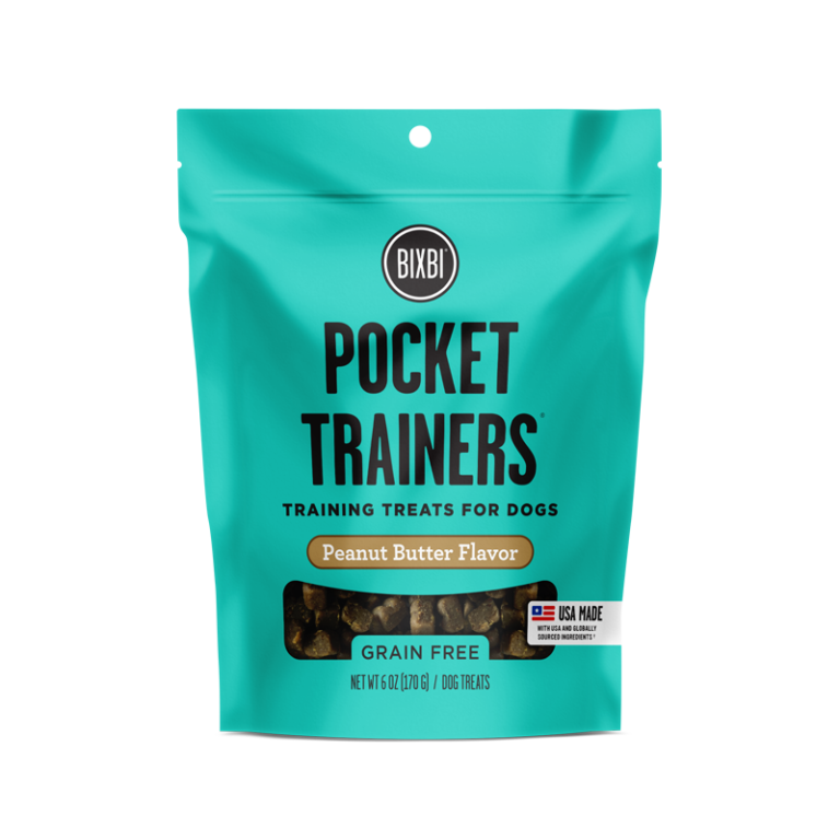 Bixbi Pocket Trainers - Peanut Butter Treats for Dogs