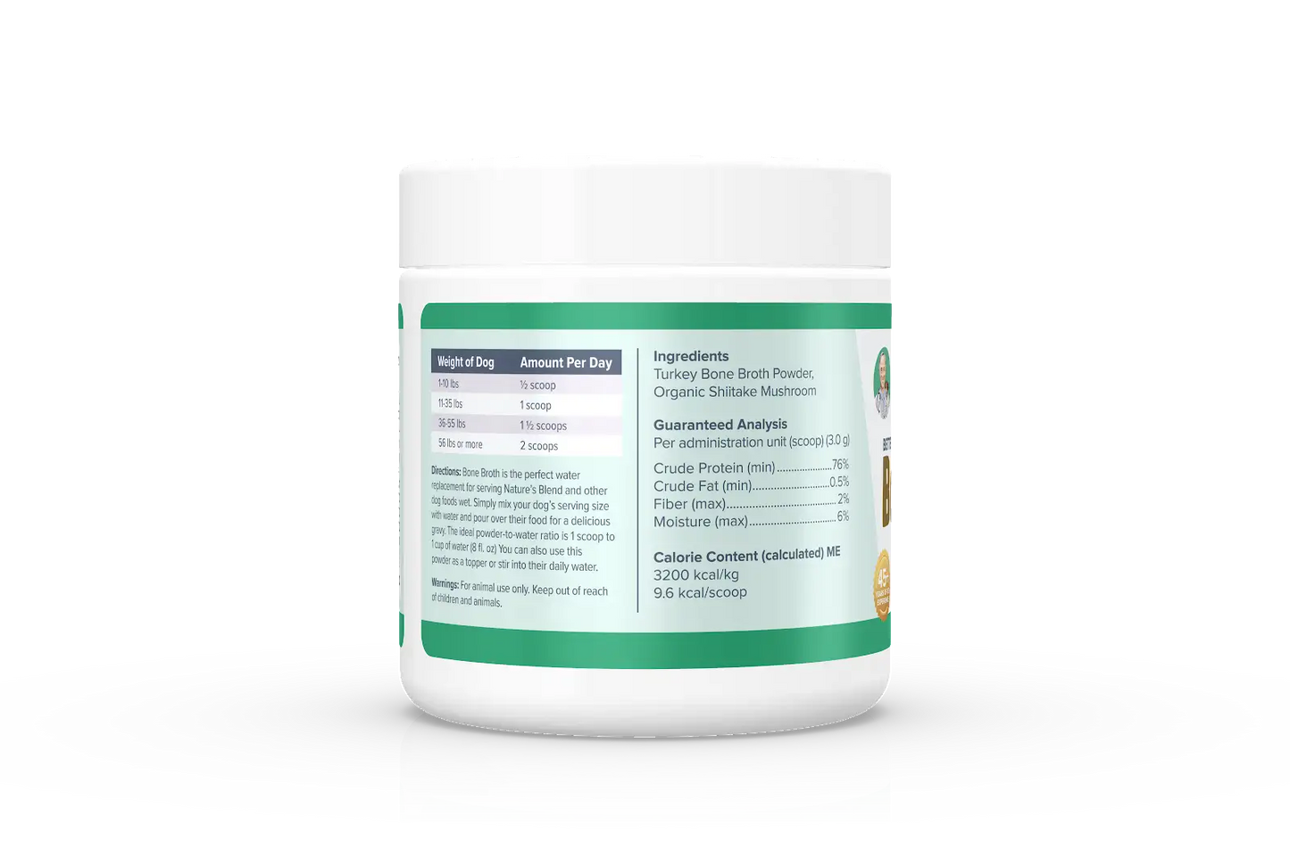 DR. MARTY Better Life Boosters Bone Broth Powder Health Supplement for Dogs