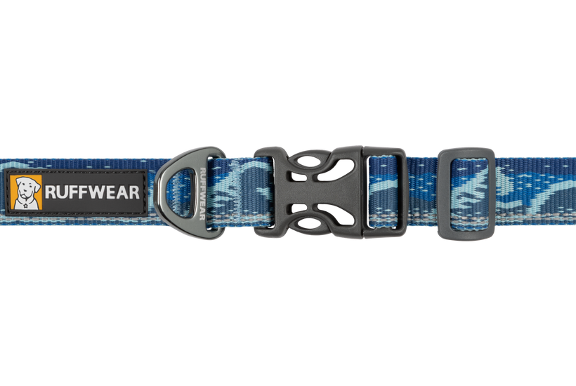 Ruffwear Crag Dog Collar in Midnight Wave