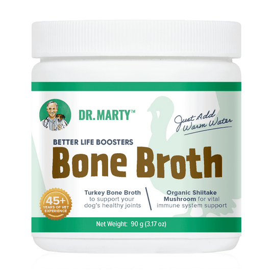 DR. MARTY Better Life Boosters Bone Broth Powder Health Supplement for Dogs