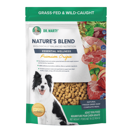 DR. MARTY Nature’s Blend Essential Wellness Premium Origin Freeze Dried Raw Dog Food